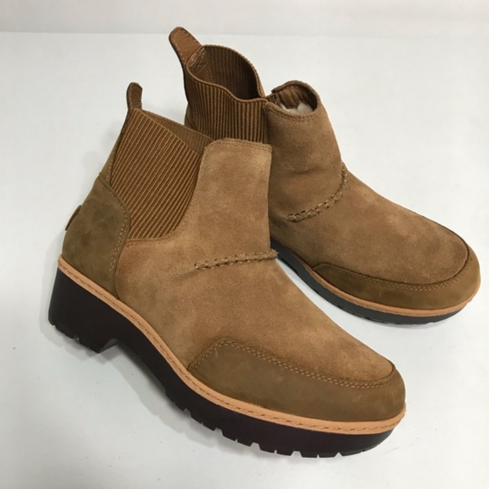 GREAT BOOTS!! UGG Brown Cognac Waterproof Ankle Boots  SIZE 7.5